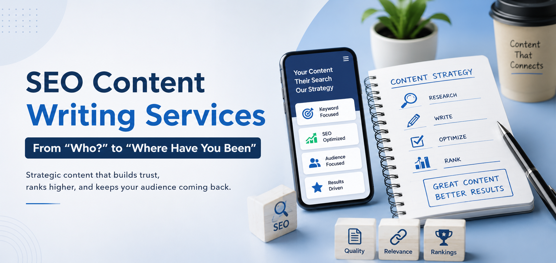 SEO Content Writing Services: From “Who?” to “Where Have You Been?”