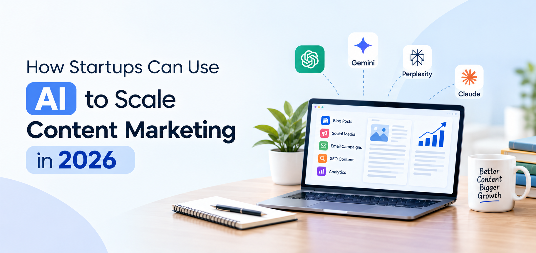 How Startups Can Use AI to Scale Content Marketing in 2026