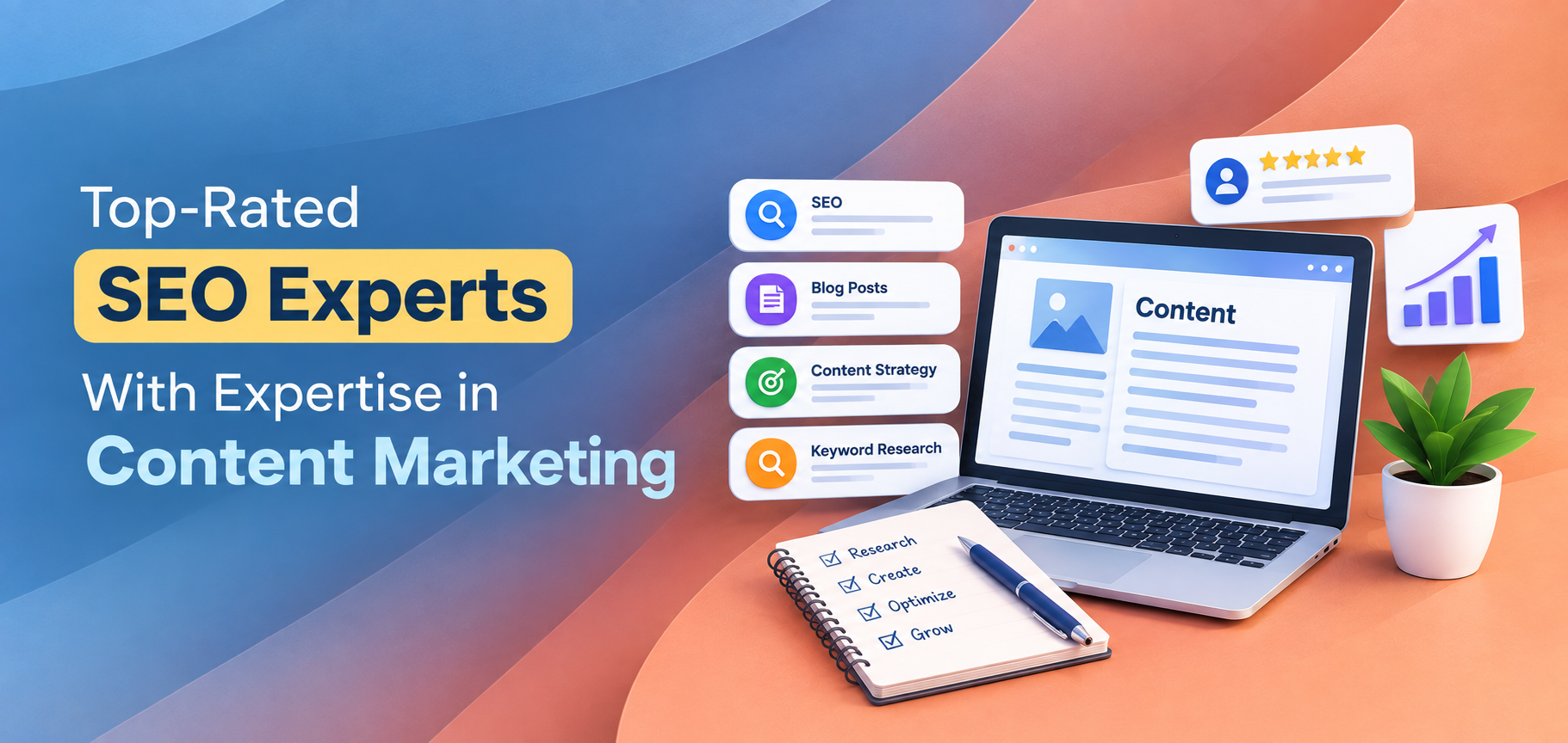 Top-Rated SEO Experts With Expertise in Content Marketing