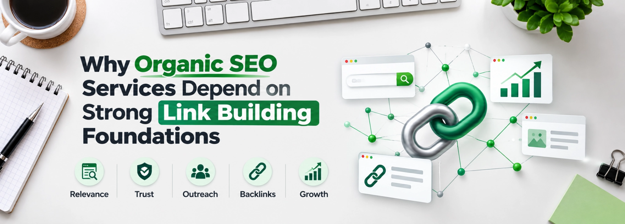 Why Organic SEO Services Depend on Strong Link-Building Foundations
