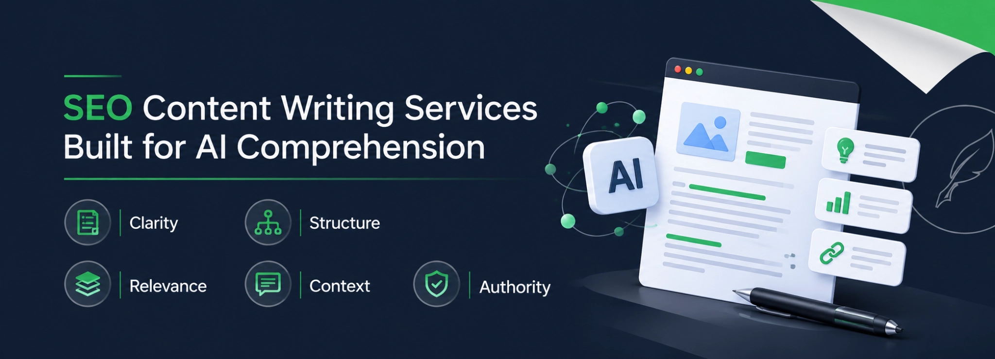 SEO Content Writing Services Built for AI Comprehension