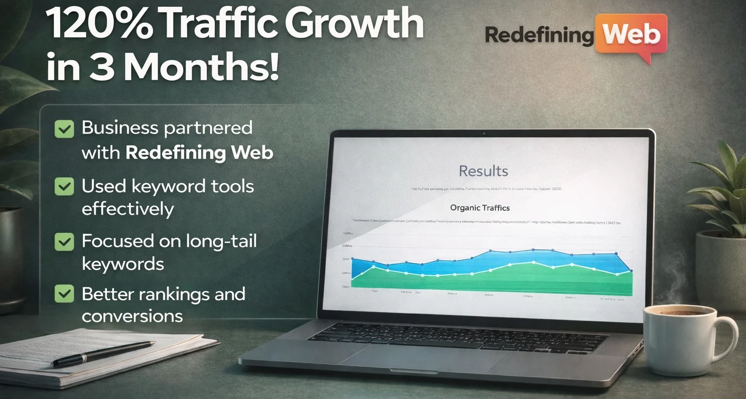 Case Study – How Redefining Web Increased Traffic